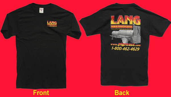 Lang BBQ Smokers® T-Shirt - Unisex Black