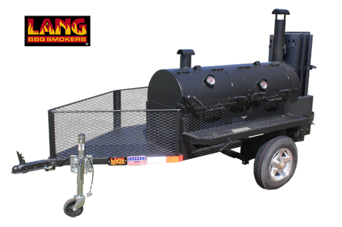 Mobile bbq cheap trailer