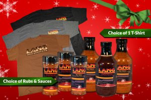 Holiday Gift Packages 1 - 3 Rubs, 3 Sauces, & Shirt