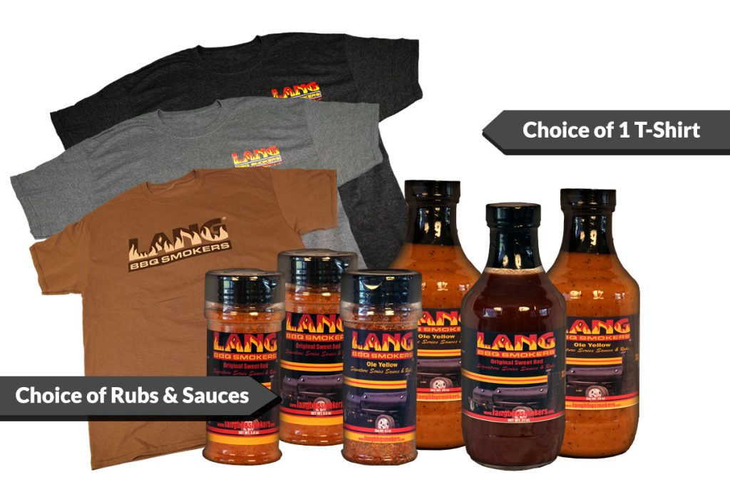 Holiday Gift Packages 1 - 3 Rubs, 3 Sauces, & Shirt