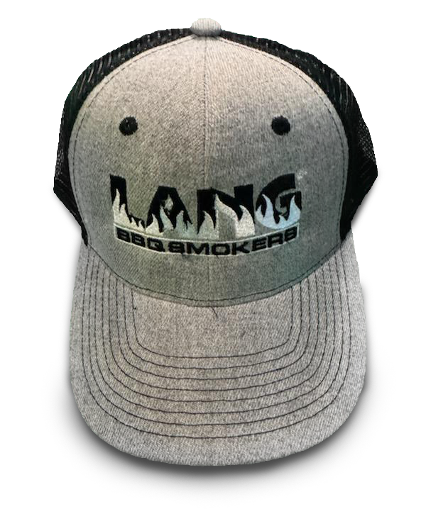 Gray Half Mesh Hat - Logo